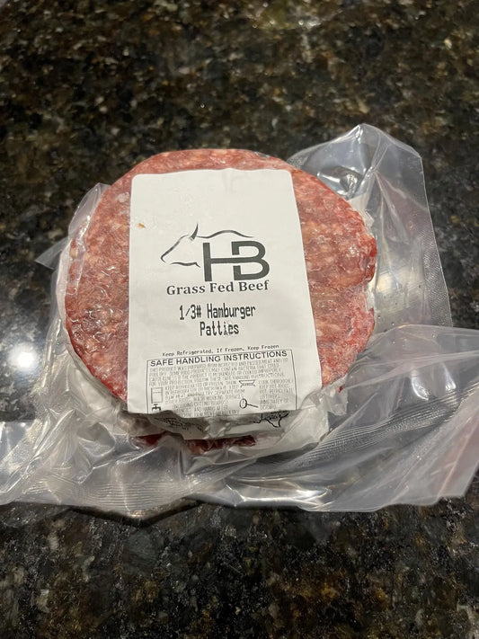 Beef Patties - 1/3 lb (3 per pack)
