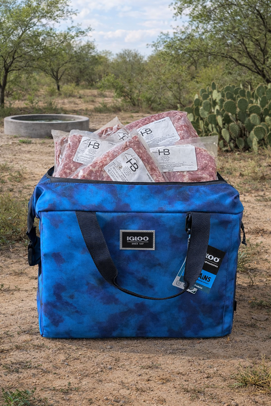 20 Ground Beef - Igloo Soft Cooler (36 can)