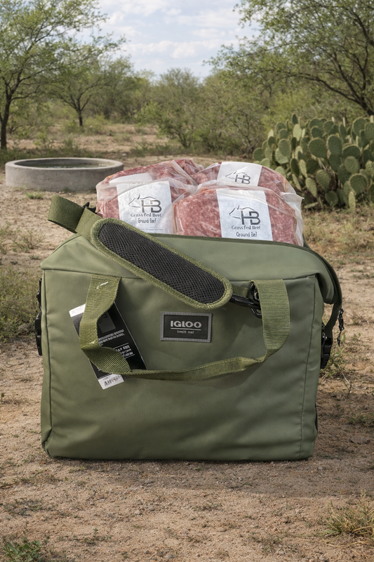 20 Ground Beef - Igloo Soft Cooler (36 can)