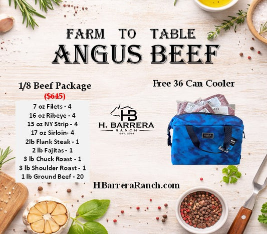 1/8 - Beef Package