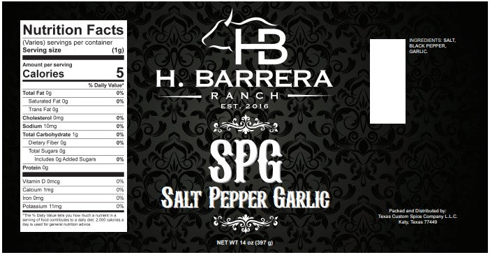 SPG - Salt Pepper Garlic