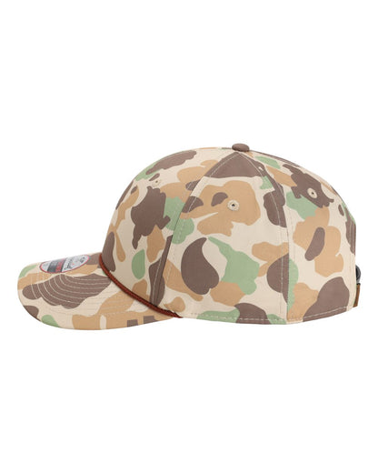 HB - Imperial 5058 - Frog Skin Camo Rope Hat